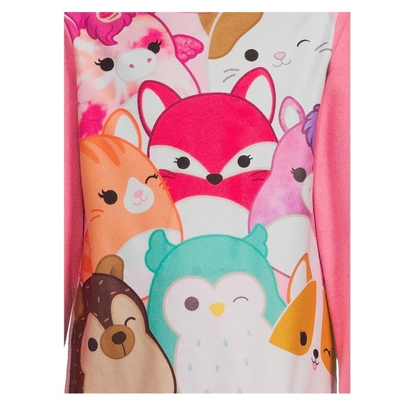 Girls Squishmallow’s 2 Piece Pajama Set - Picture 2 of 6